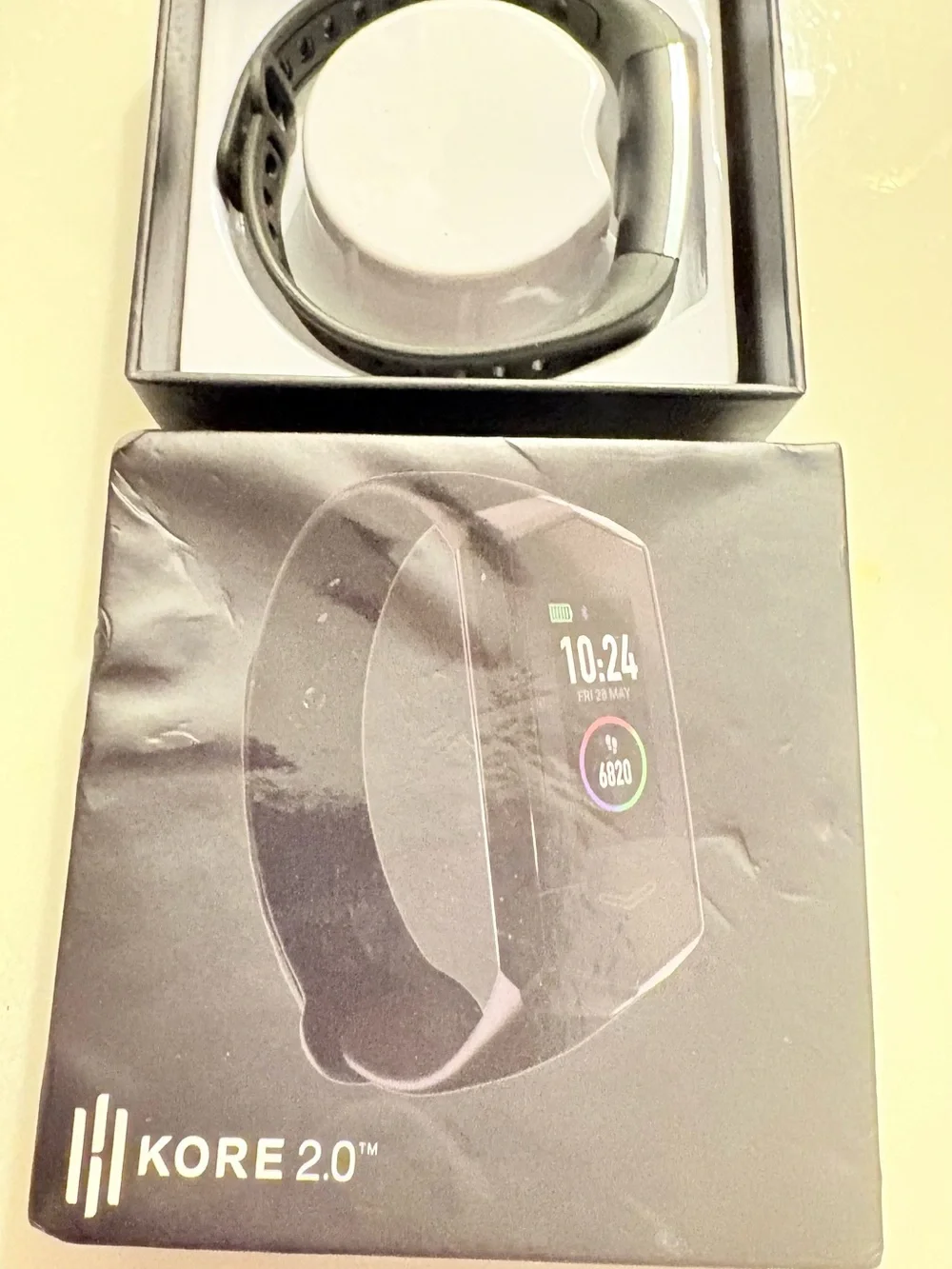 KORE 2.0 Activity Tracker Wristband Calorie/Pedometer/ Sleep Black iOS/Android
